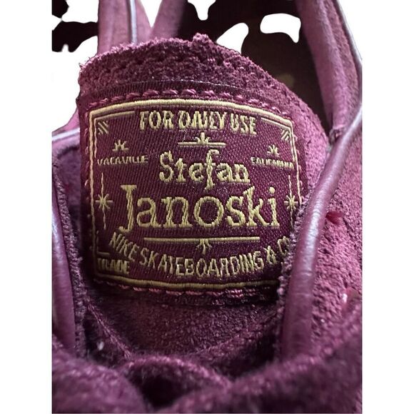 Nike SB Zoom Air Stefan Janoski Elite Night Maroon Shoes Men’s size 10 - Picture 3 of 12